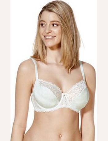 LADIES F+F TESCO PALE BLUE MARL T-SHIRT BRA UNDERWIRED & NON-WIRED  AVAILABLE
