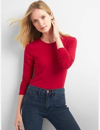 gap modern long sleeve crew tee