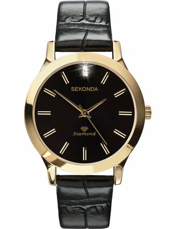 sekonda mens diamond watch