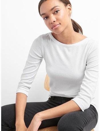 gap elbow sleeve tee