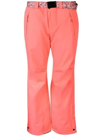 Womens Coral PINK STRETCH SKI PANTS Riksu trouser pant REG LEG 2018 