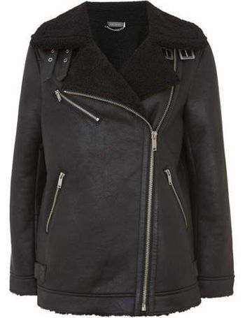 mint velvet black aviator jacket