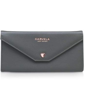 grey carvela purse