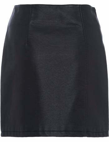 Black leather skirt shop house of fraser