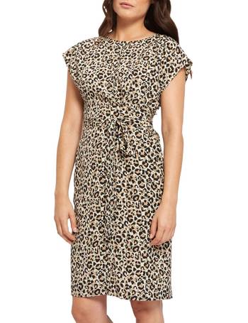jaeger leopard print dress