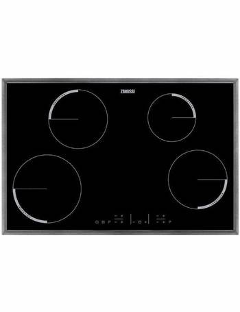 zanussi 58cm electric hob stainless steel zee6942fxb