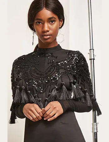 forever 21 tassel dress