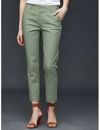 gap slim crop pants