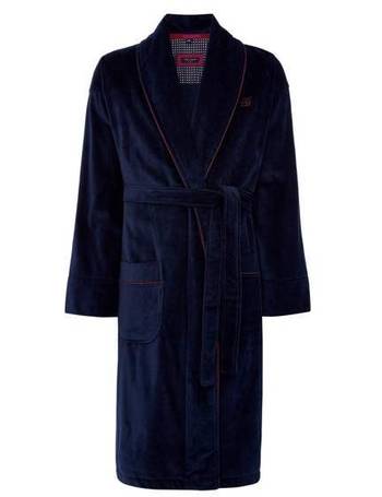 Mens ted baker dressing gown clearance sale