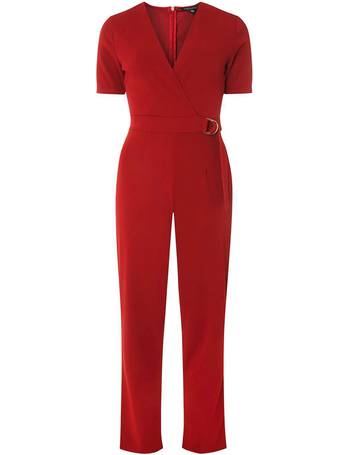 dorothy perkins red jumpsuit