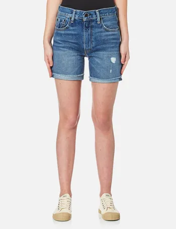 women's levi's cuffed shorts