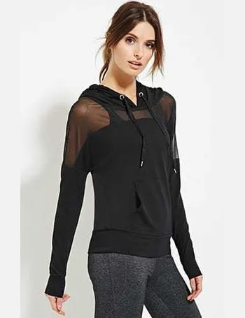 forever 21 mesh hoodie