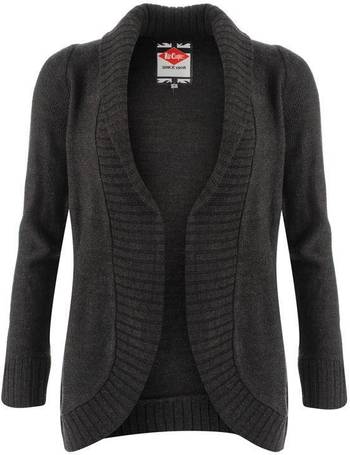 Lee cooper open cardigan on sale ladies