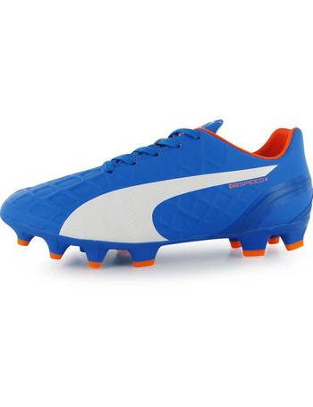 puma evospeed blue and orange