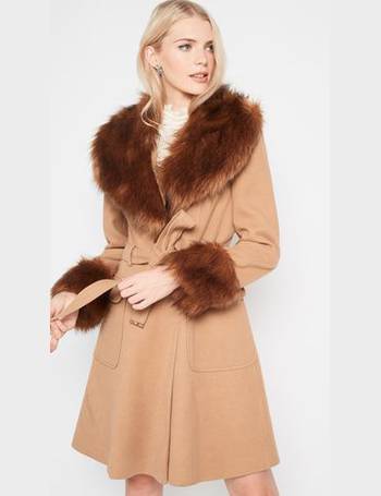 Shop Miss Selfridge Women's Camel Coats up to 80% Off | DealDoodle