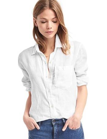 gap linen shirts ladies