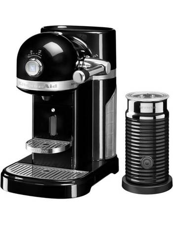 KitchenAid Nespresso Empire red Artisan Coffee Machine and aeroccino 3 5kes0504ber 