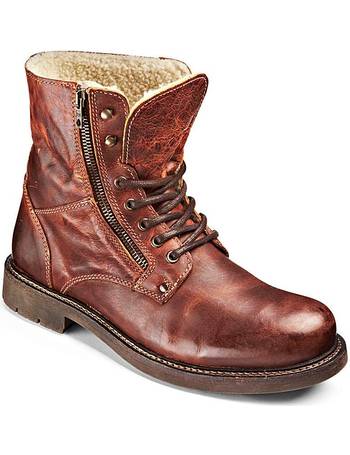 joe browns red biker boots