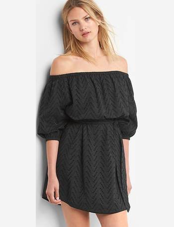 gap off the shoulder dress