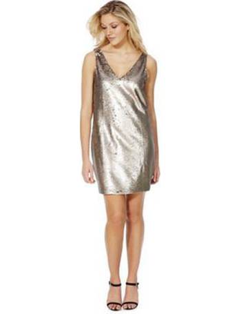 tesco rose gold dress