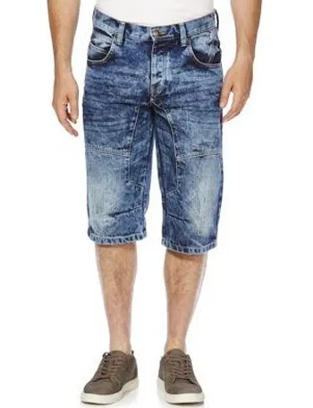 Mens denim sale shorts tesco