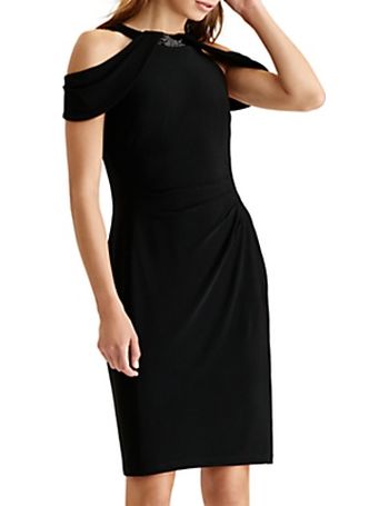 lauren ralph lauren cold shoulder dress