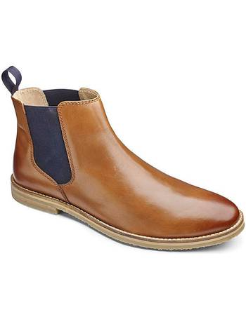 MENS CLARKS LEATHER SLIP ON ELASTICATED GUSSET CHELSEA ANKLE BOOTS MONTACUTE TOP