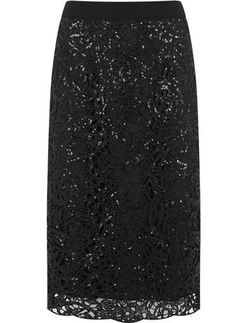 sequin skirt mint velvet