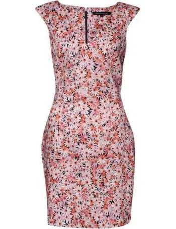 french connection pink floral dress