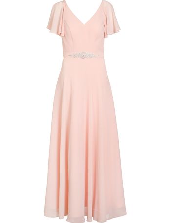 pink quiz bridesmaid dress