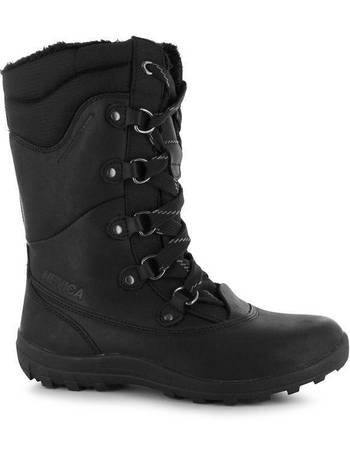 nevica meribel ladies snow boots black