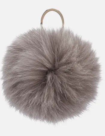 Furla Bubble Fox Fur Bag Charm