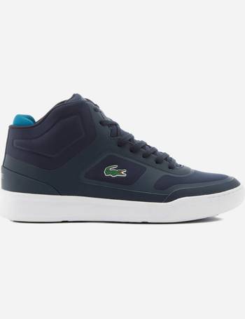 lacoste mid top trainers