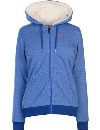 lee cooper zip thru hoody ladies