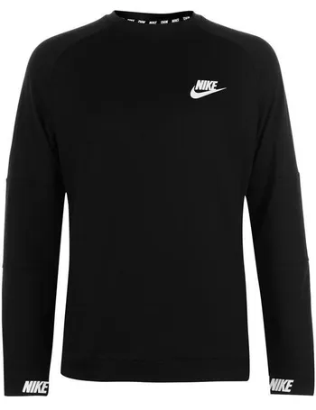 nike fundamentals fleece crew neck sweatshirt mens