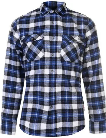 lee cooper fleece lined shirt