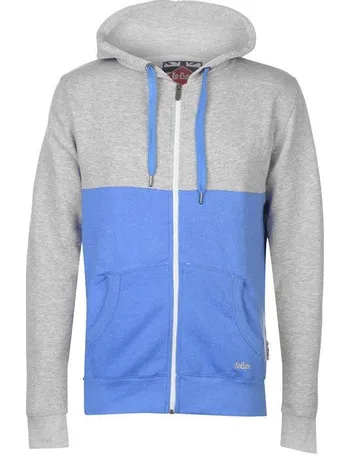 lee cooper fleece hoody mens