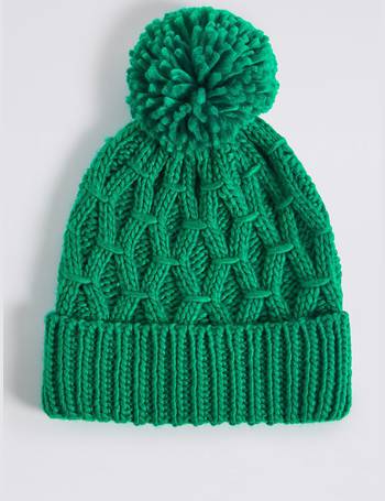 marks and spencer bobble hat