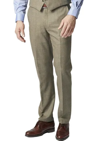 Shop Brook Taverner Check Trousers for Men DealDoodle