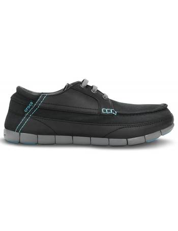 Lace discount up crocs