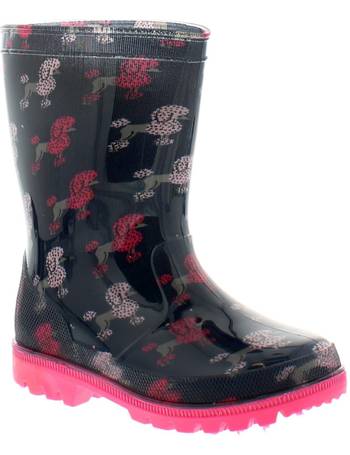 Princess Stardust Trixie Girls Synthetic Material Wellies Pink