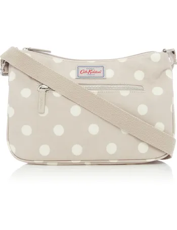 Cath kidston button hot sale spot curve shoulder bag