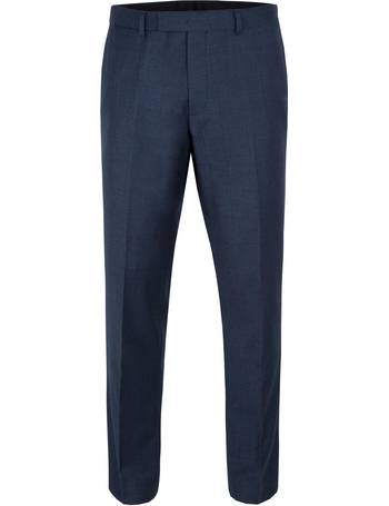 Mens Paul Costelloe Chelsea Sharkskin Wool Suit Trousers Blue by Paul  Costelloe  Snap Fashion  Shop Fashion in a Snap