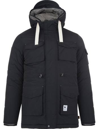 Shop Bellfield Clothing Men s Black Parka DealDoodle