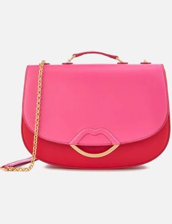 lulu guinness jackie leather shoulder bag