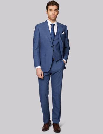 MOSS Performance Tailored Fit Light Grey Marl Suit: Jacket