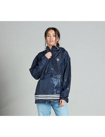 adidas originals womens longline windbreaker windbreaker legend blue