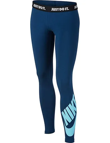 girls navy nike leggings