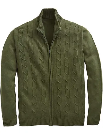 premier man zip cardigans