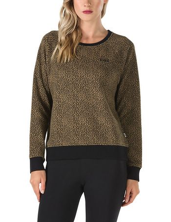 vans leopard print jumper